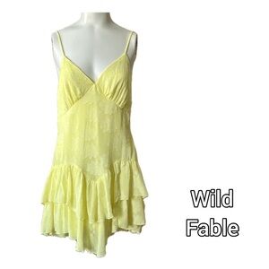 Wild Fable Lemon Layered Sundress